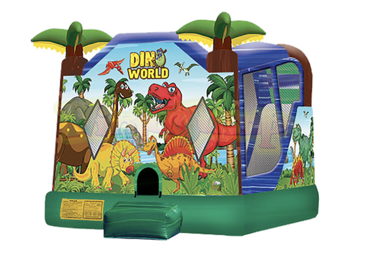 Dinosaur Moonwalk/Slide Combo Rental