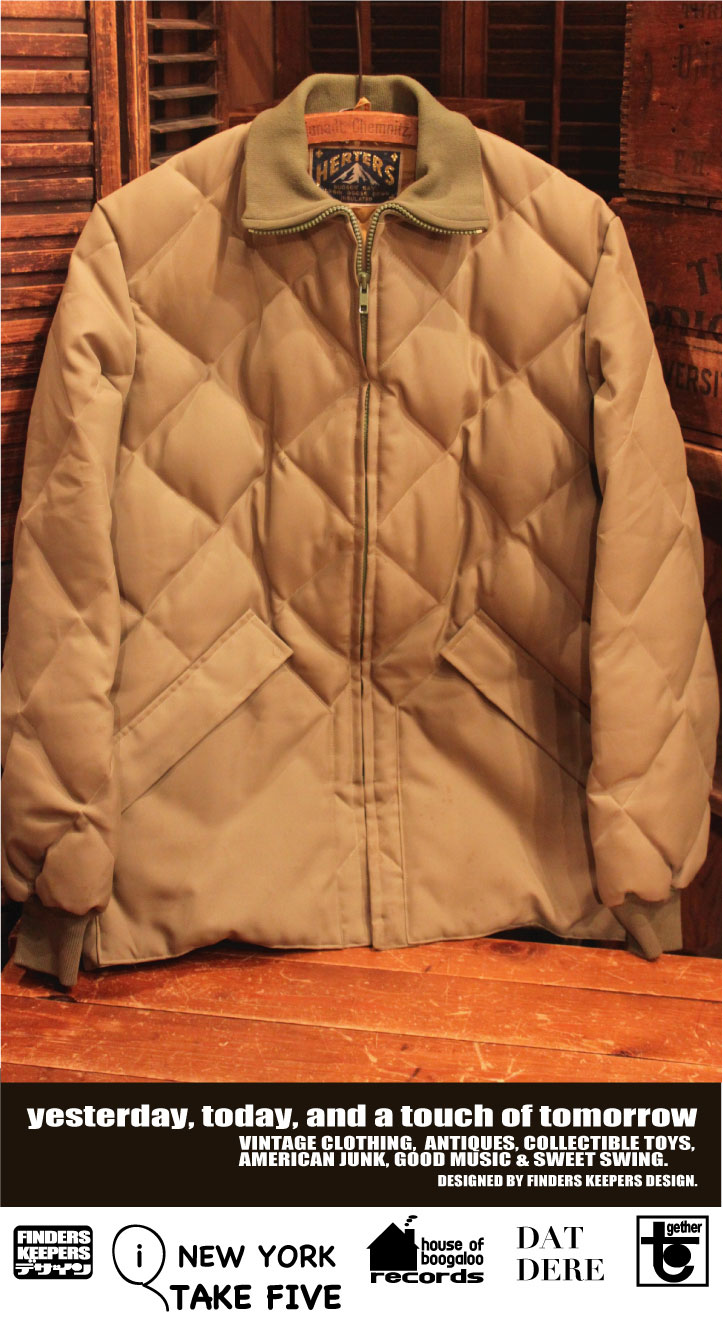 HUDSON BAY "HERTERS" VINTAGE GOOSE DOWN JACKET COME TOGETHER