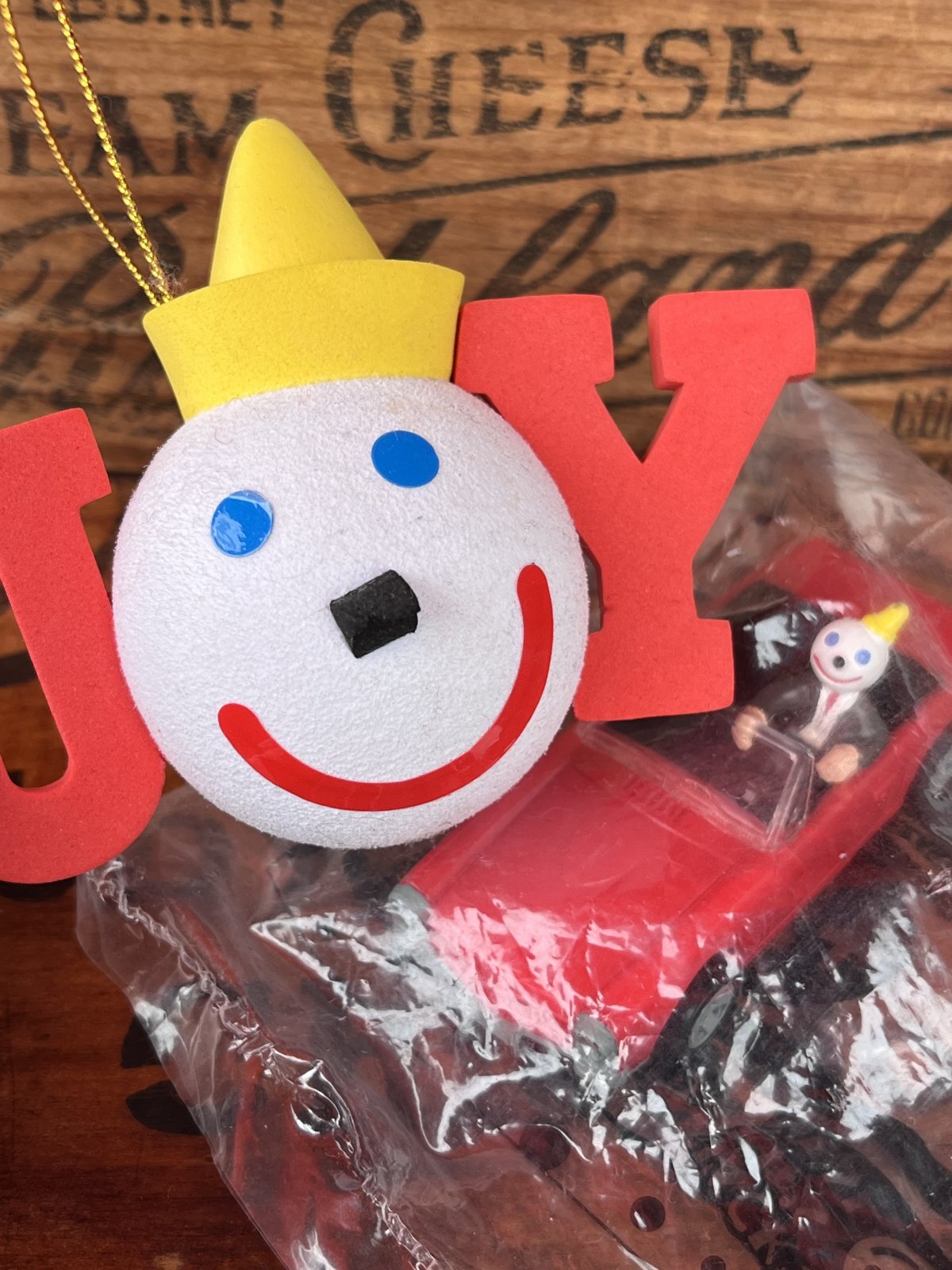 JACK IN THE BOX JOY🍔ANTENNA BALL🍔ORNAMENT FIGURE COME TOGETHER