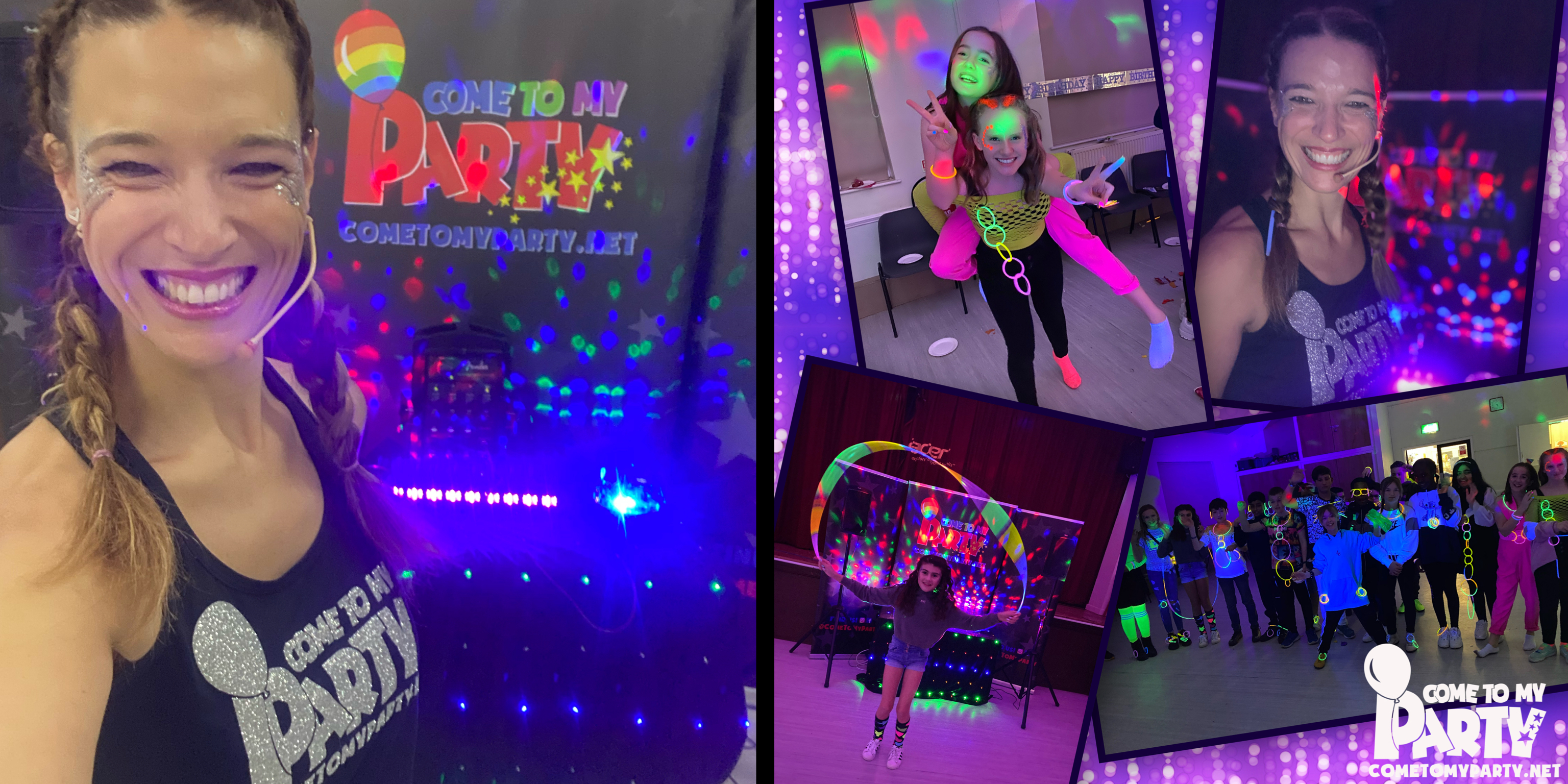 Teen Disco Parties and Glow Party Come To My Party
