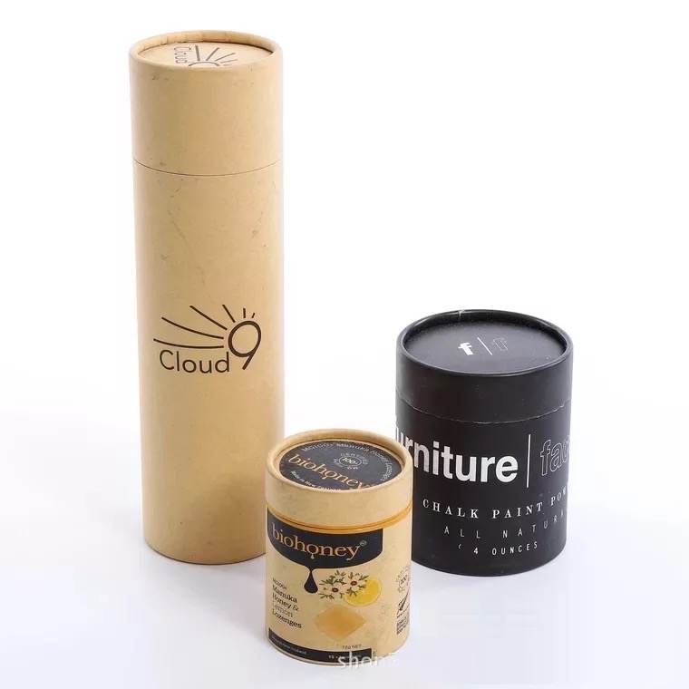Custom Printed Cylinder Boxes & Cardboard Tubes Comet Packaging