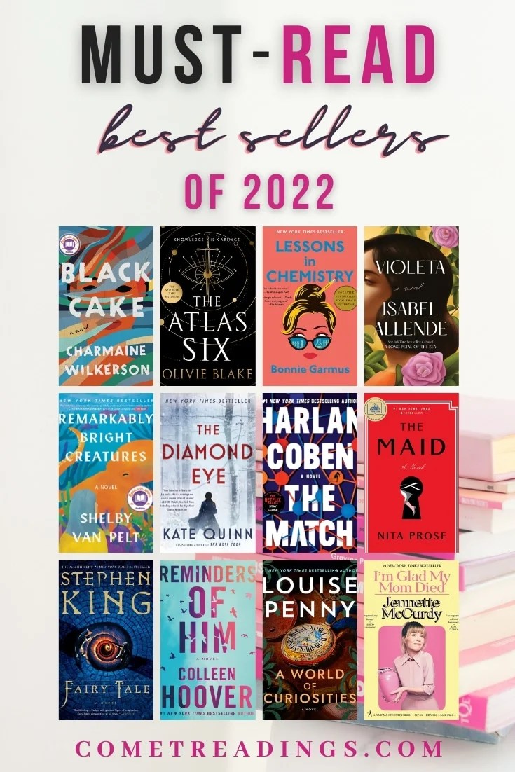 Top 25 Best Seller Books of 2022 Comet Readings