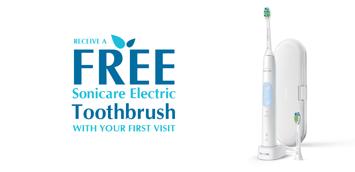 FREE Sonicare Electric Toothbrush ComfoDent Dental Group