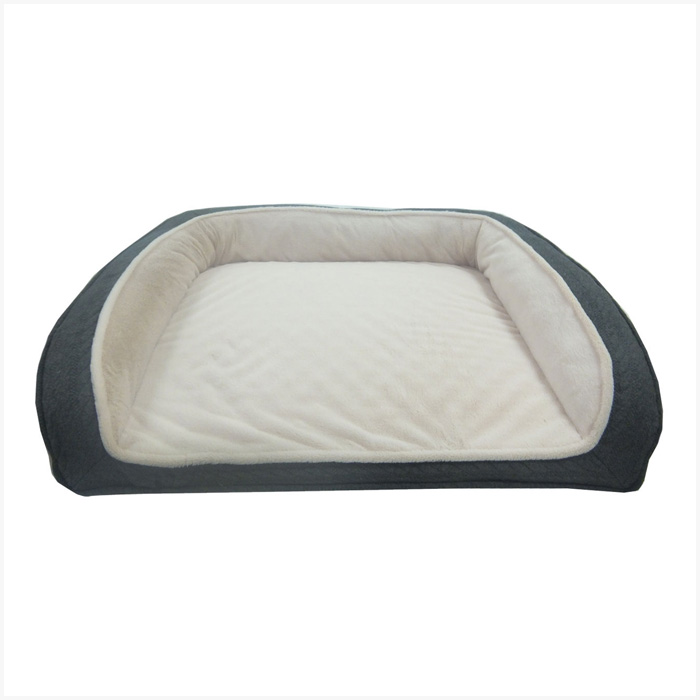 “Cable Knit” Orthopedic MidBack Bolster Bed Comfortable Pet Inc.
