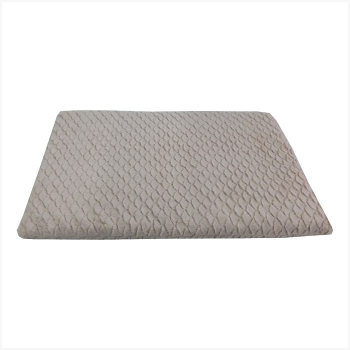 Soft “Scalloped” PVFleece Orthopedic Crate Pad Comfortable Pet Inc.