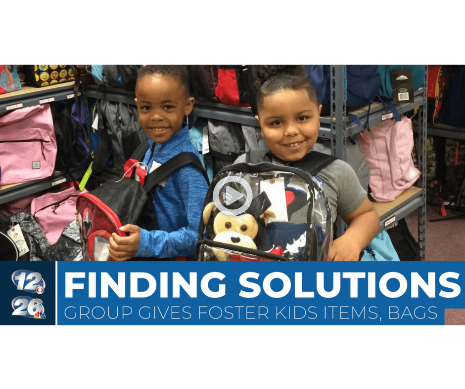 FINDING SOLUTIONS Foster kids get own bags for belongings Comfort Cases