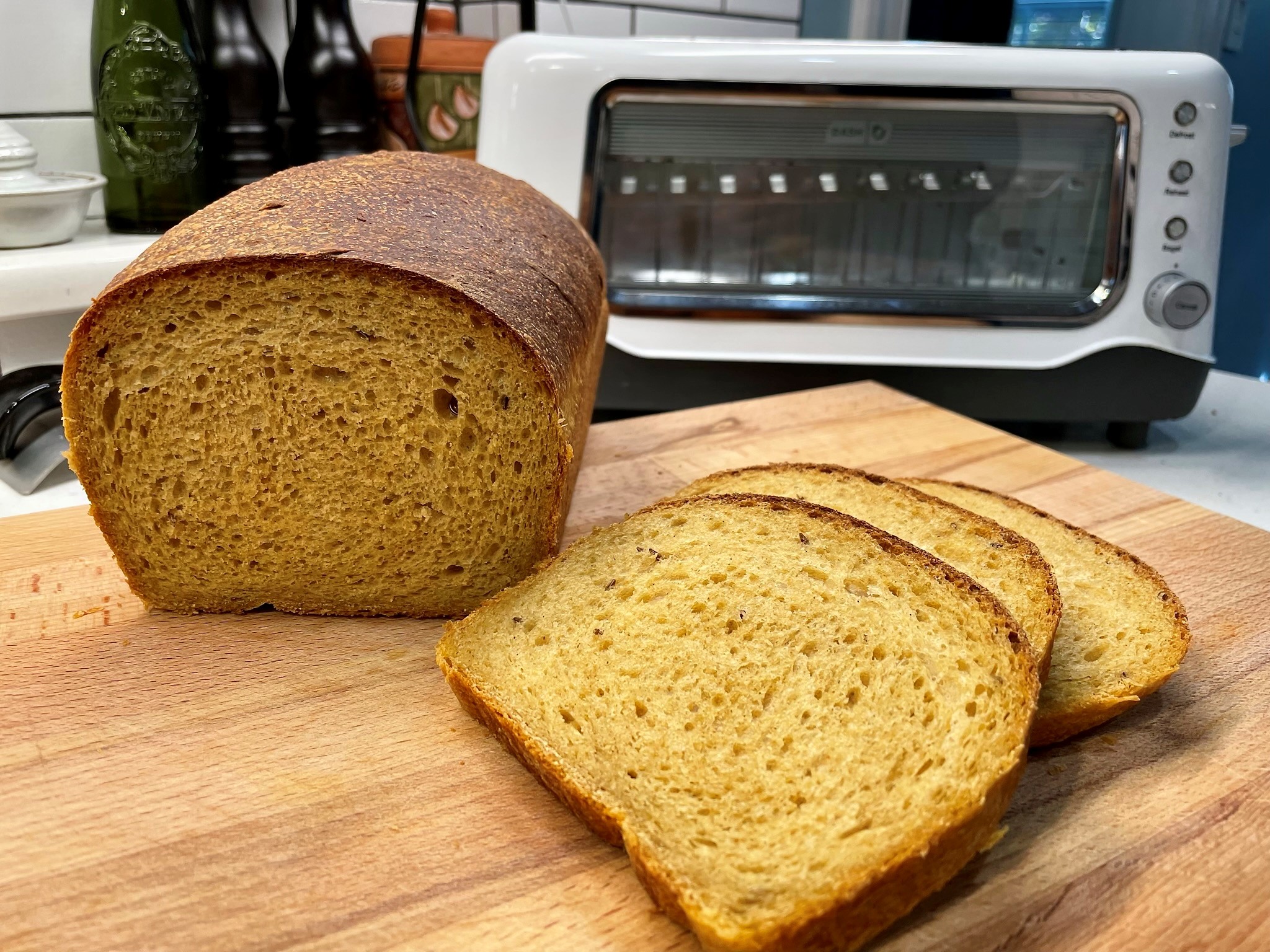Sourdough Pumpkin Rye Sandwich Loaf Comfort du Jour