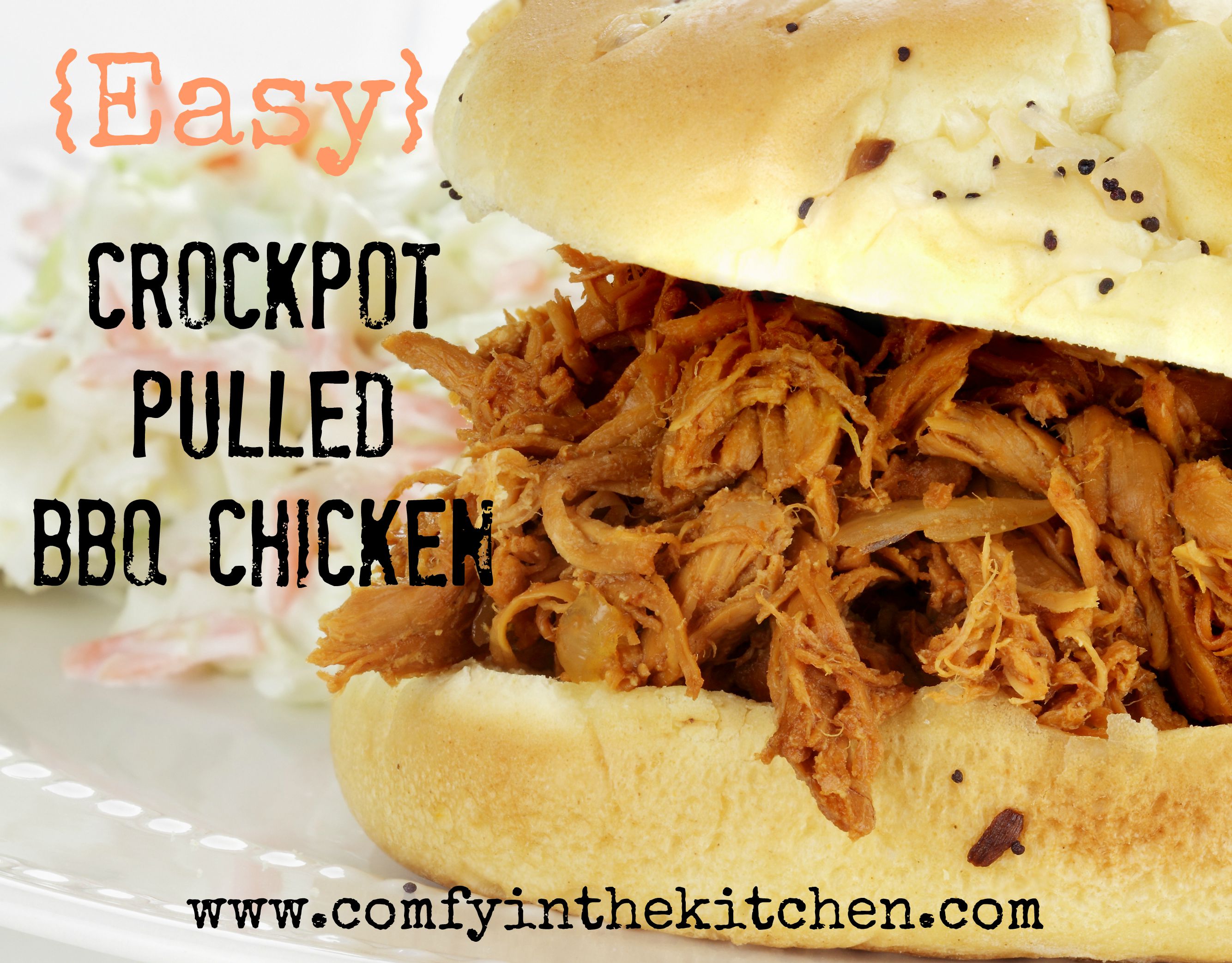 Easy Crockpot Pulled BBQ Chicken