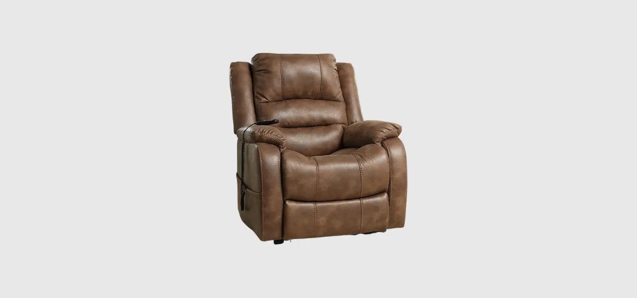 Signature Design by Ashley Yandel Power Lift Recliner Review ComfySittings