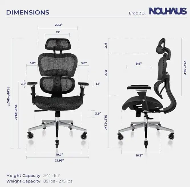 Nouhaus Ergo 3d Ergonomic Office Chair Review