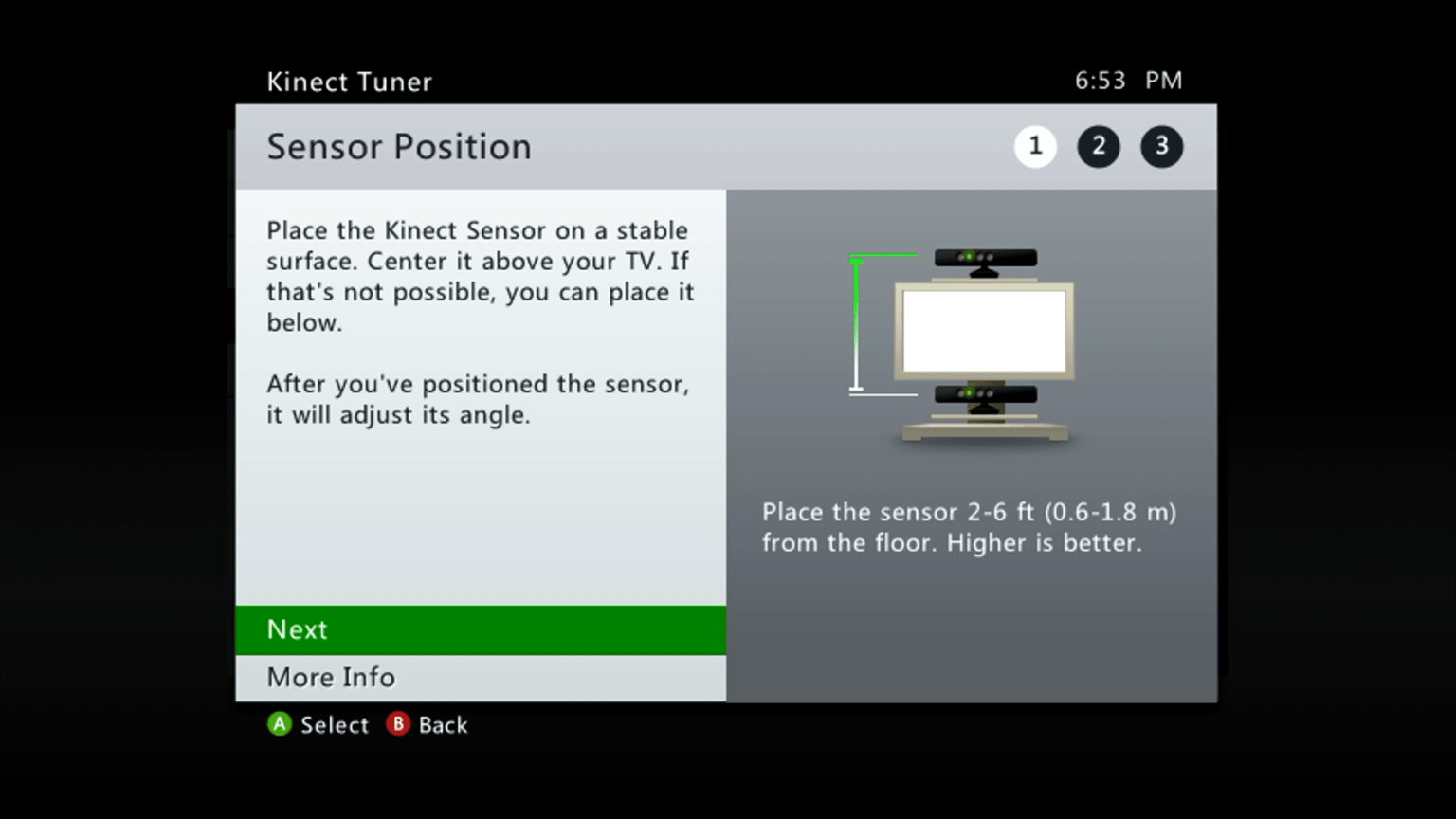 Xbox 360 Kinect Tuner Tracking Sensor Position 20242025 Con Dates