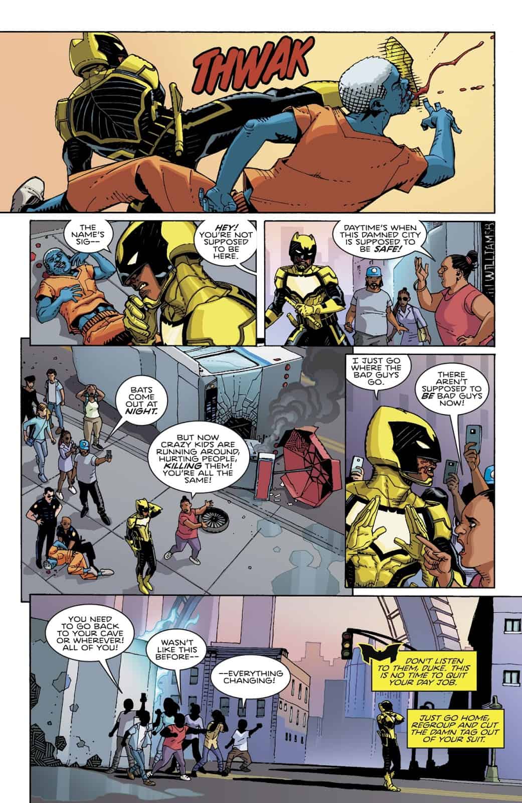 Gotham By Day, Part 1 (Batman and The Signal 1 Comic Review) Comic Watch