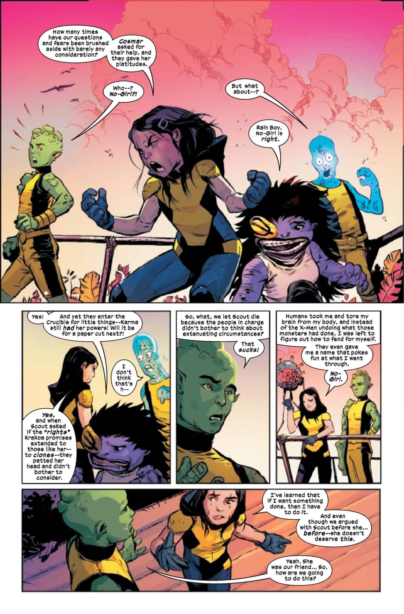 SNEAK PEEK EXCLUSIVE Preview of Marvel's NEW MUTANTS 20 Comic Watch