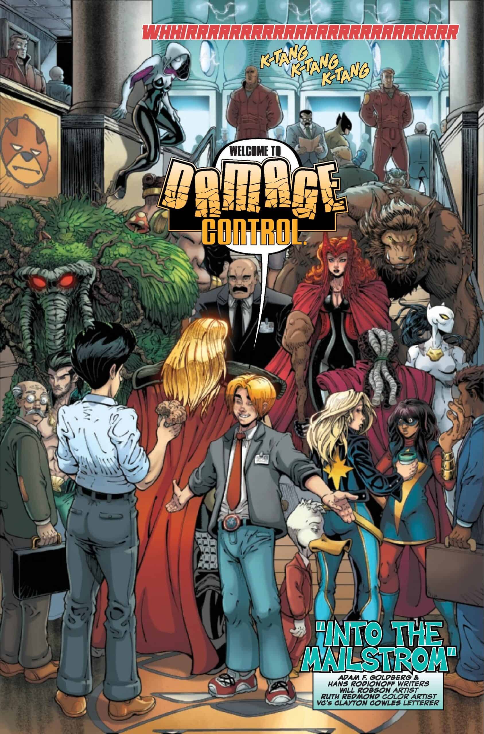SNEAK PEEK Preview of MARVEL COMICS DAMAGE CONTROL 1 (Legacy 15