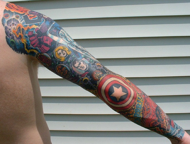 Great Comic Book Tattoos - Comic Book Critic 500_x_663_jpg