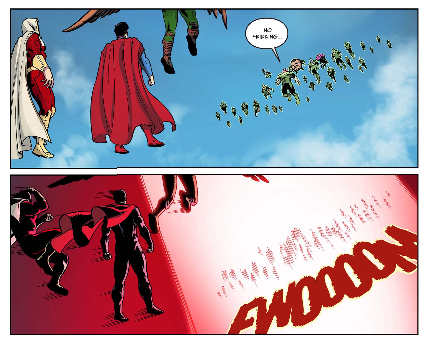 Green Lantern Corps Vs Superman
