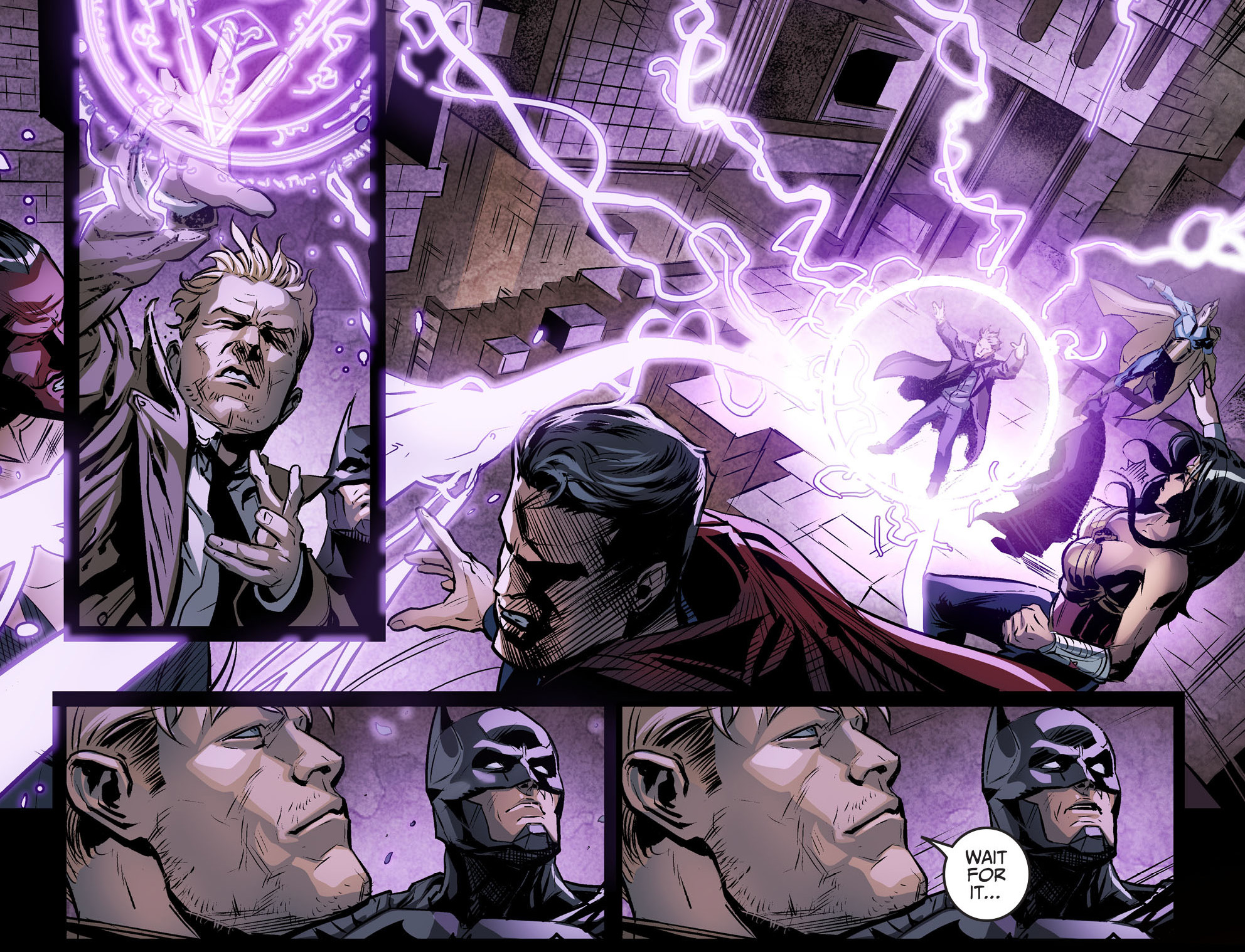John Constantine Summons Trigon (Injustice Gods Among Us) Comicnewbies