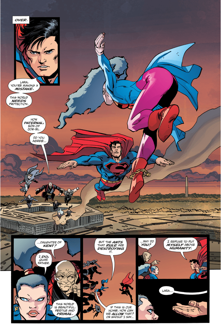 Lara Vs Superman The Master Race Comicnewbies
