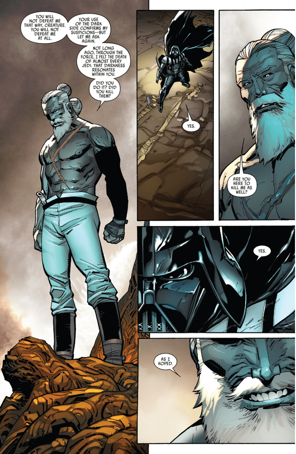 Kirak Infil’a Challenges Darth Vader Comicnewbies