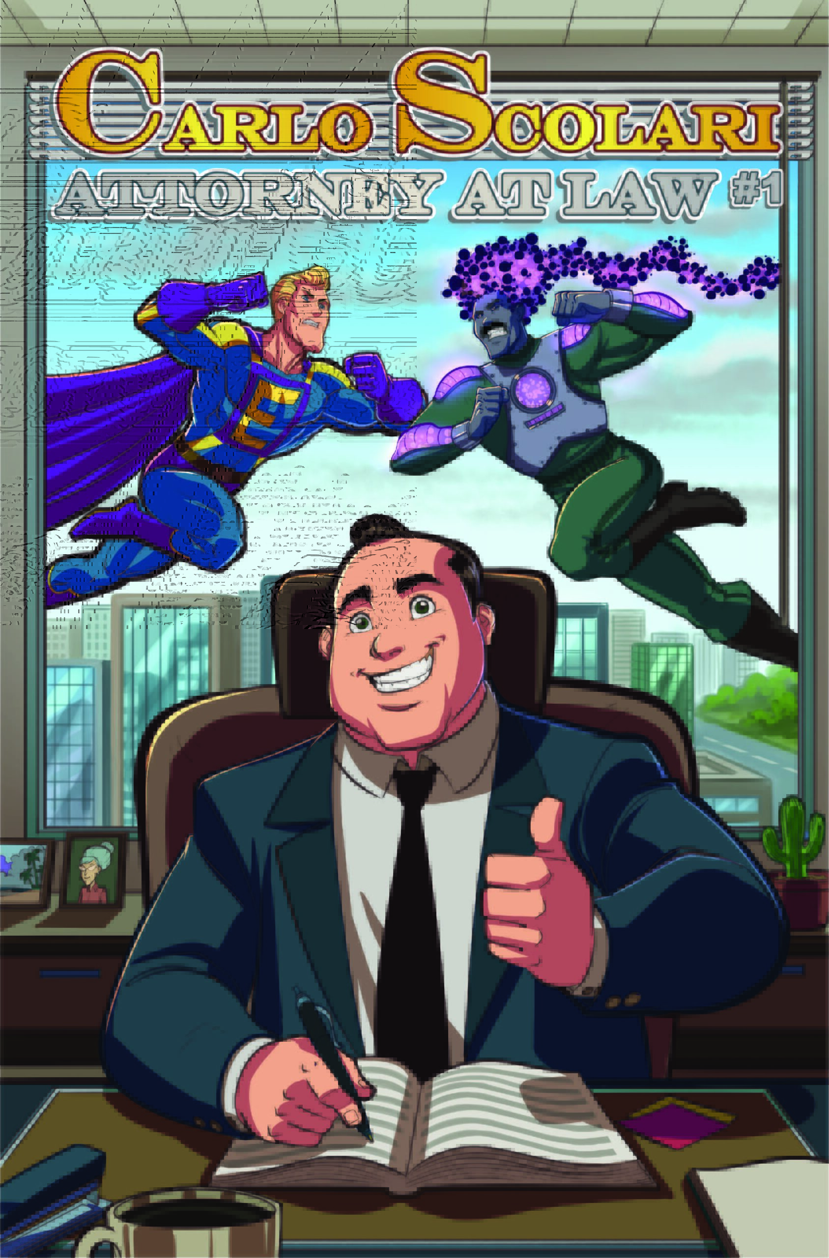 Law Comic Parody ‘Carlo Scolari Attorney At Law’ Now Live On Kickstarter COMICON