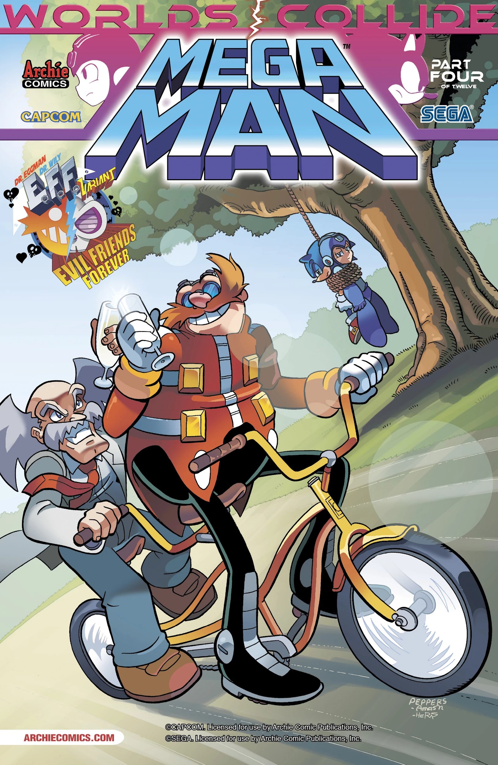 Dr. Wily And Dr. Eggman Ride A Bicycle Built For Two In The ‘Sonic