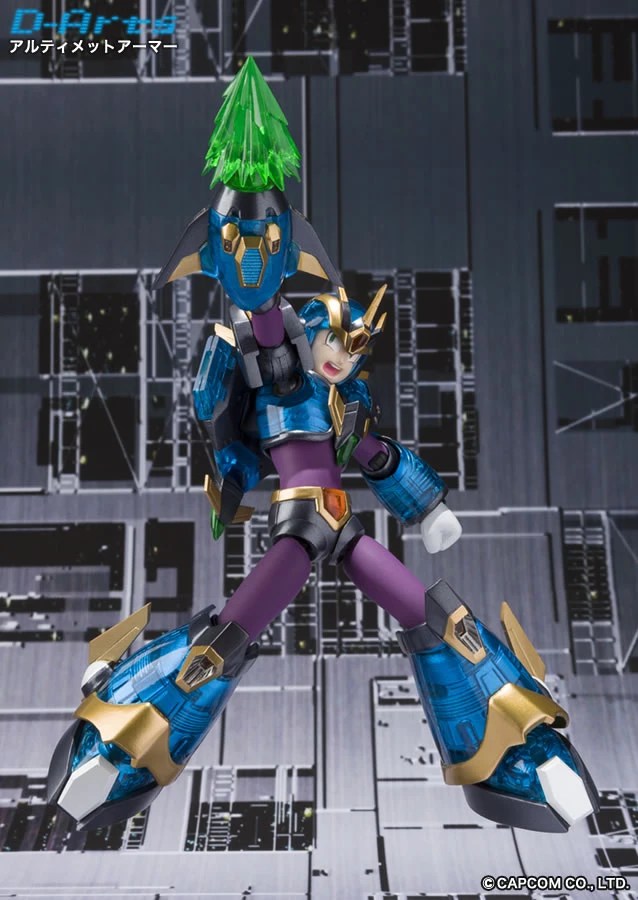 Mega Man Ultimate Armor DArts Action Figure Coming From Bandai