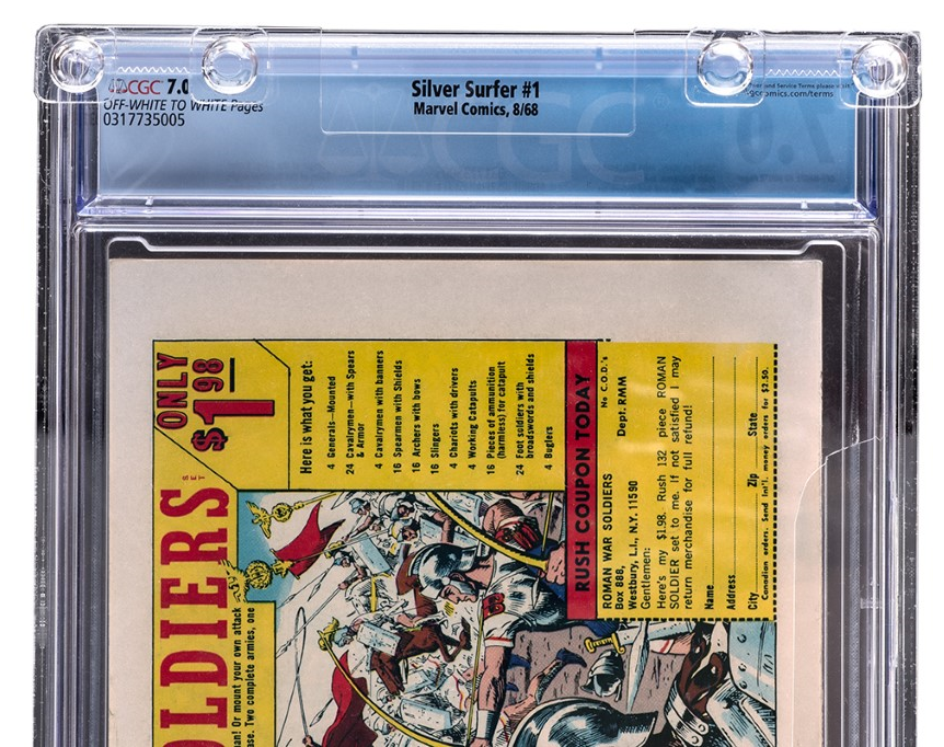 Slabbed Comic Book Wall Holder