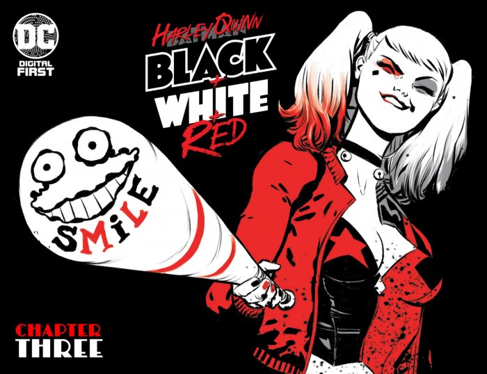Harley Quinn Black + White + Red (Harley Quinn Black + White + Red 8