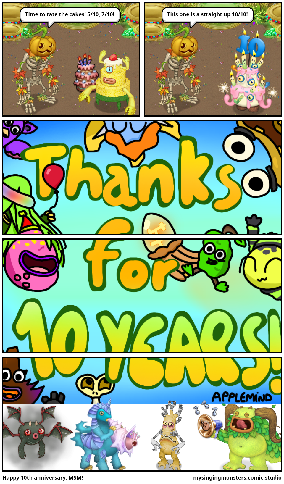 Happy 10th anniversary, MSM! Comic Studio