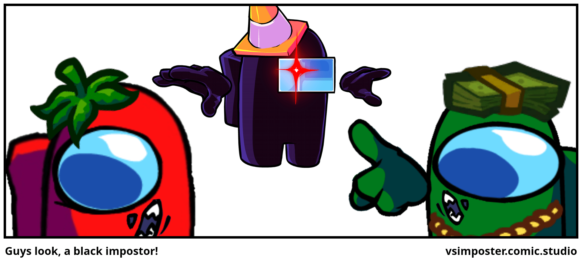 Guys look, a black impostor! Comic Studio