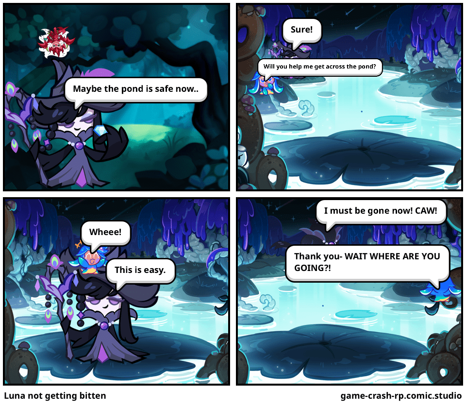 Luna not getting bitten Comic Studio