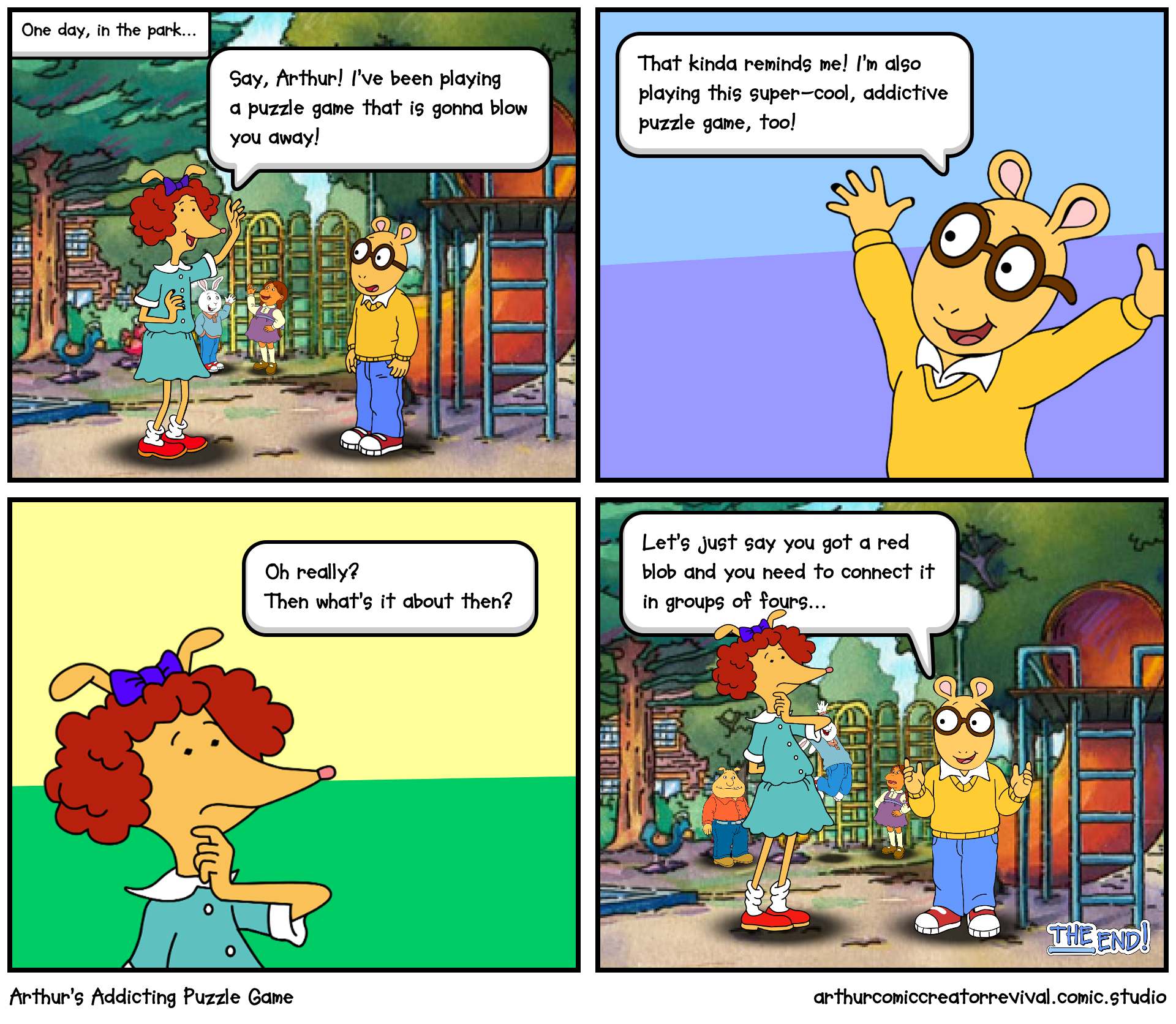Arthur's Addicting Puzzle Game - Comic Studio