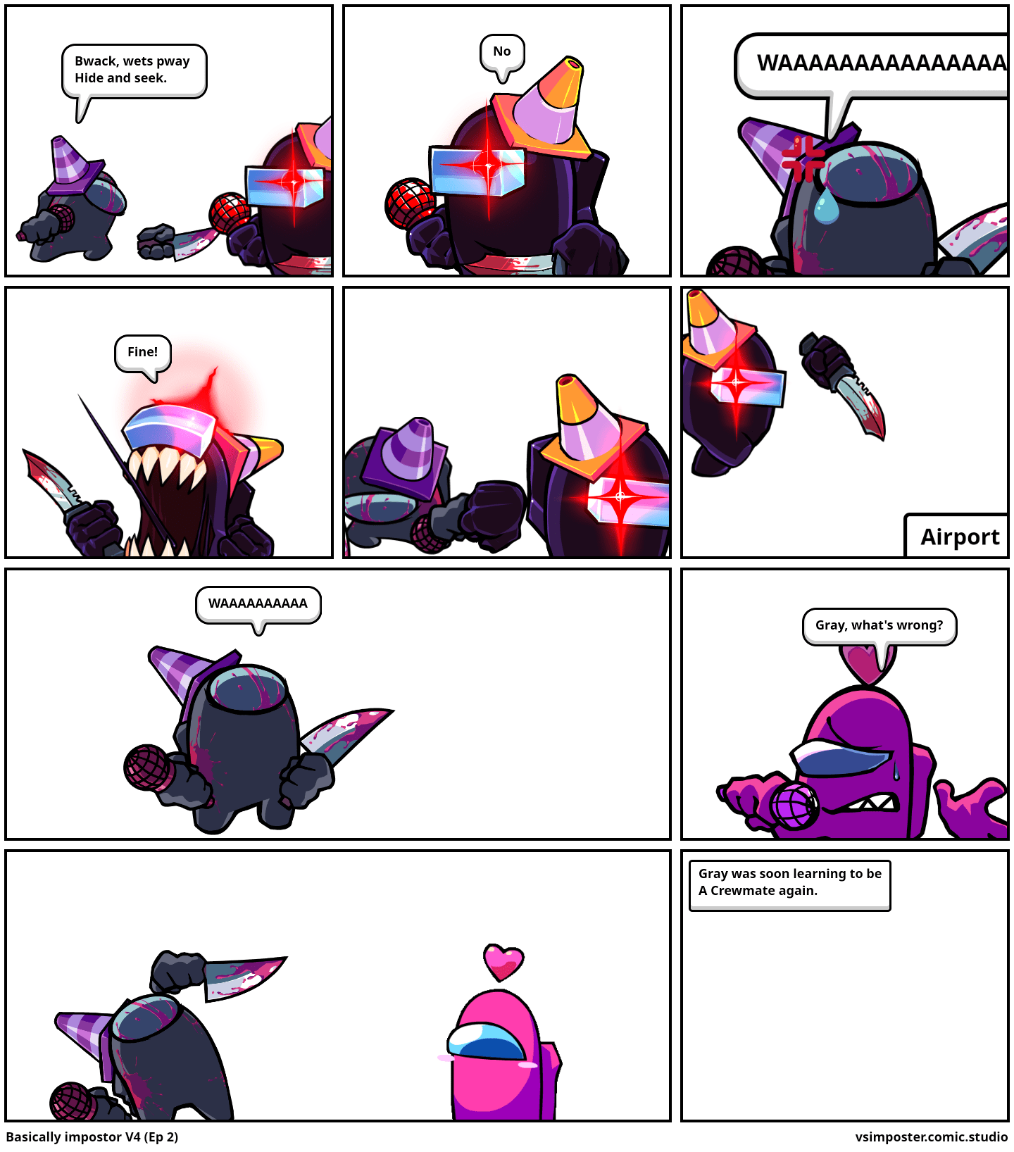 Basically impostor V4 (Ep 2) Comic Studio
