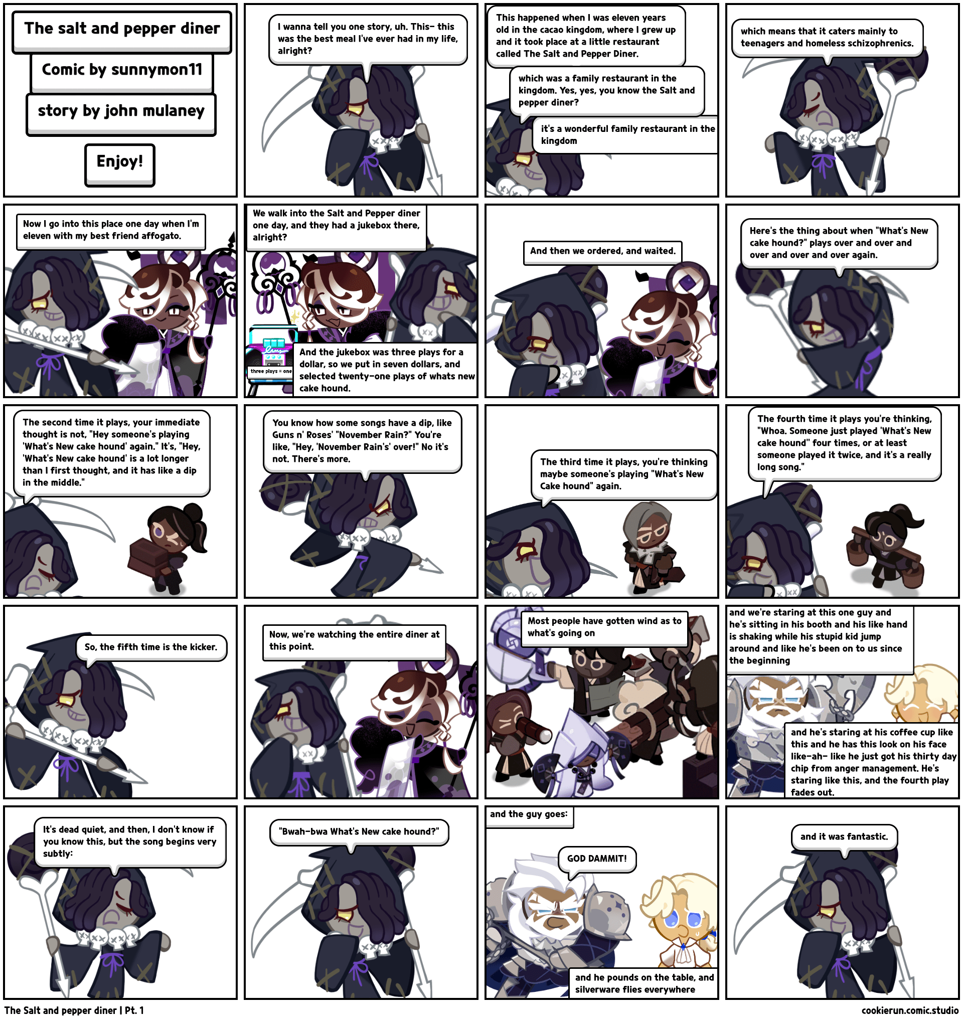 The Salt and pepper diner Pt. 1 Comic Studio