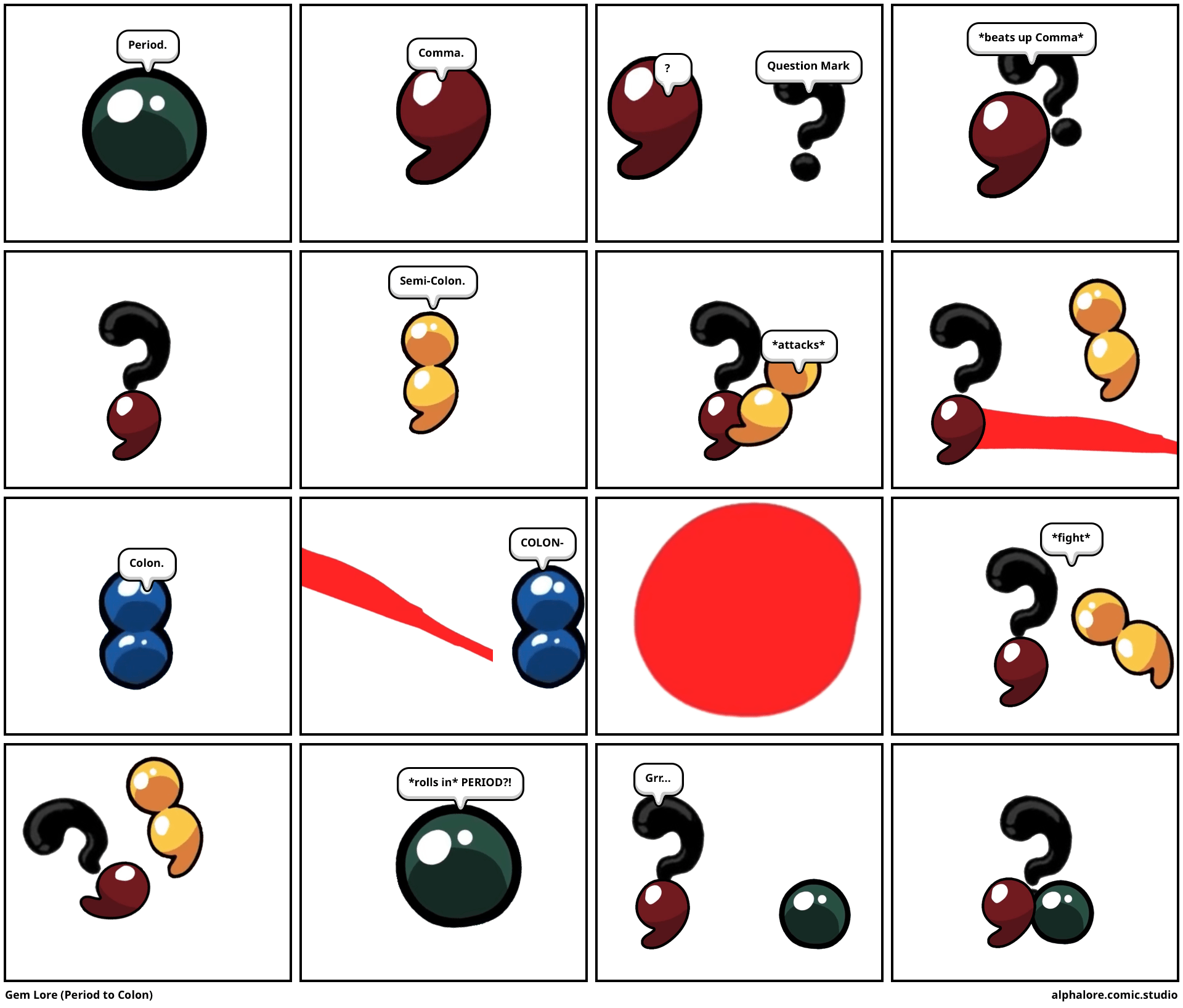 Gem Lore (Period to Colon) Comic Studio