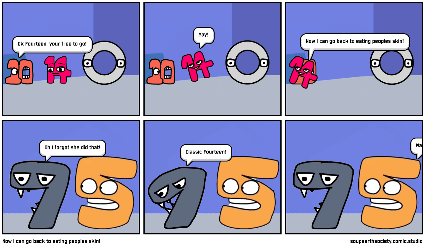 Now I can go back to eating peoples skin! Comic Studio