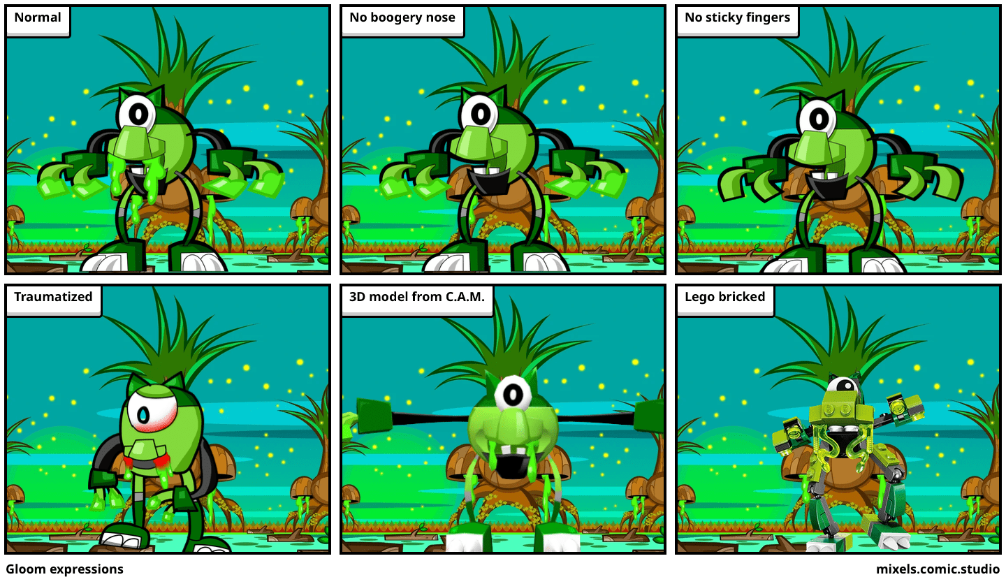 Gloom expressions Comic Studio