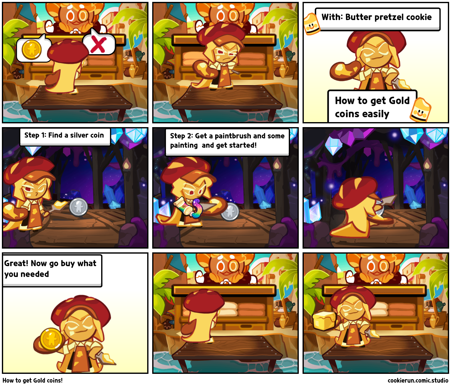 How to get Gold coins! Comic Studio
