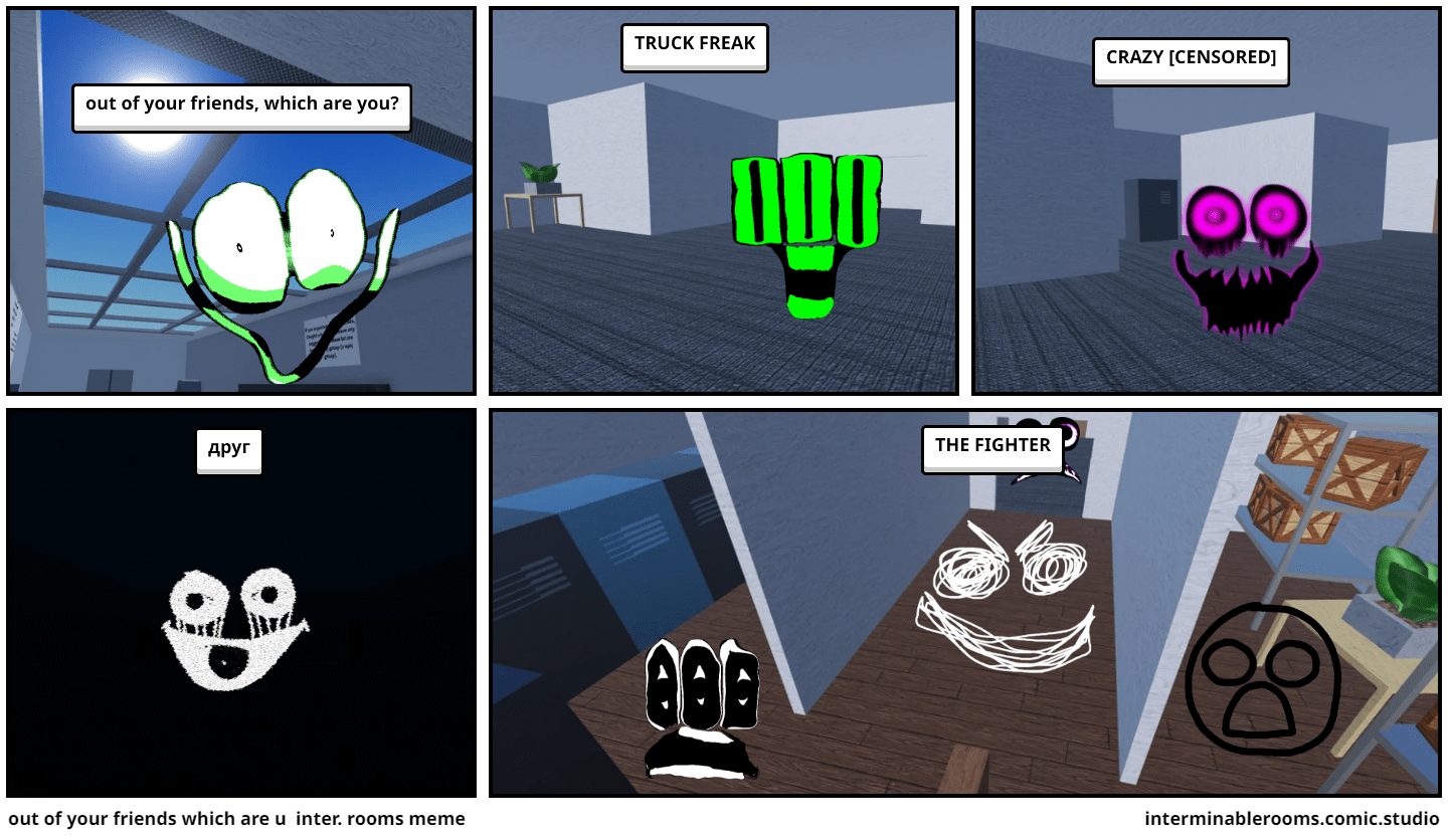 interminable rooms memes Comic Studio