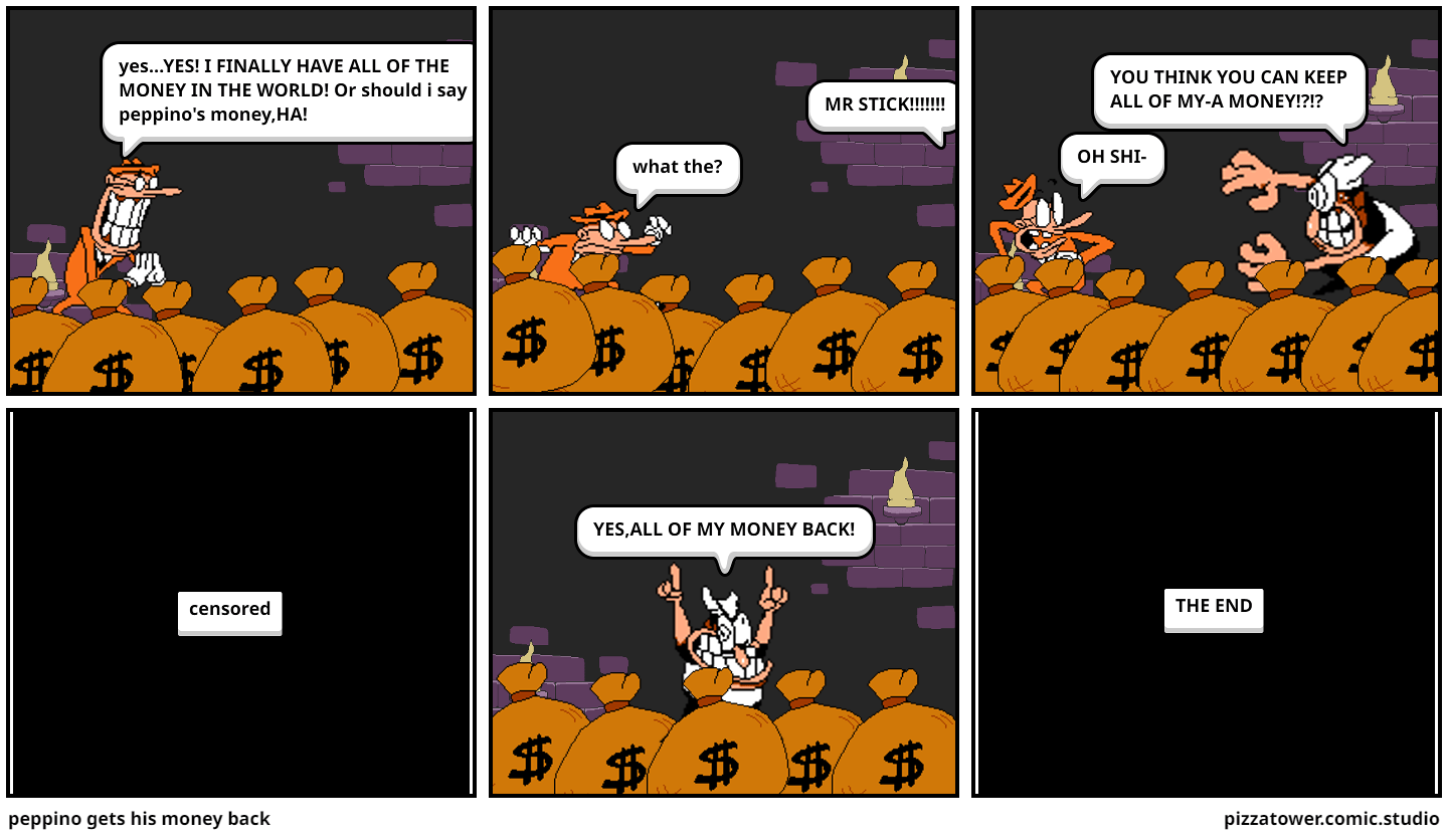 peppino gets his money back Comic Studio