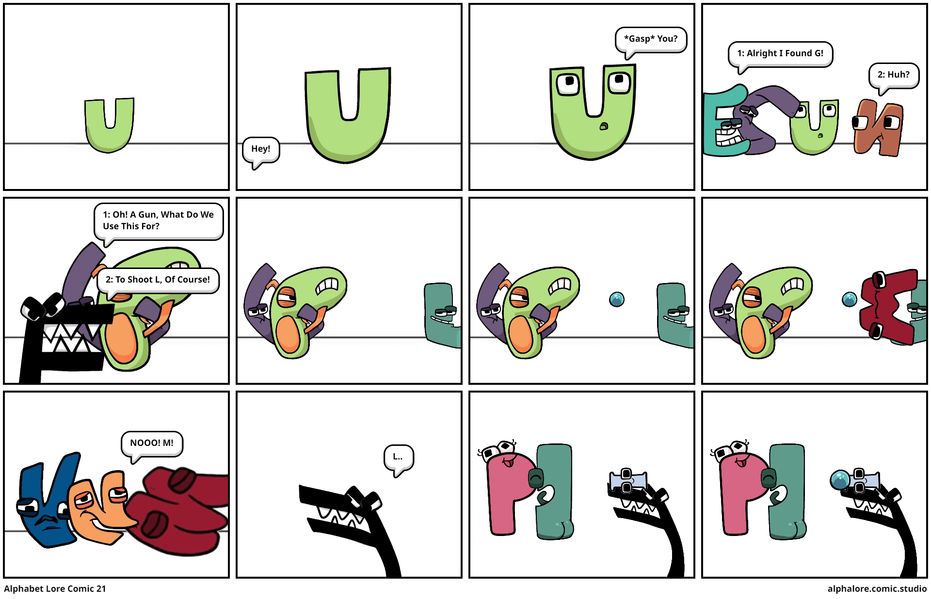 Alphabet Lore Comic 21 Comic Studio
