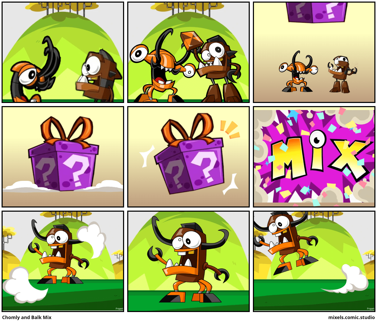 Chomly and Balk Mix - Comic Studio