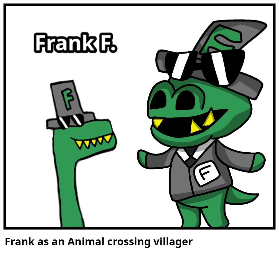 Frank as an Animal crossing villager Comic Studio