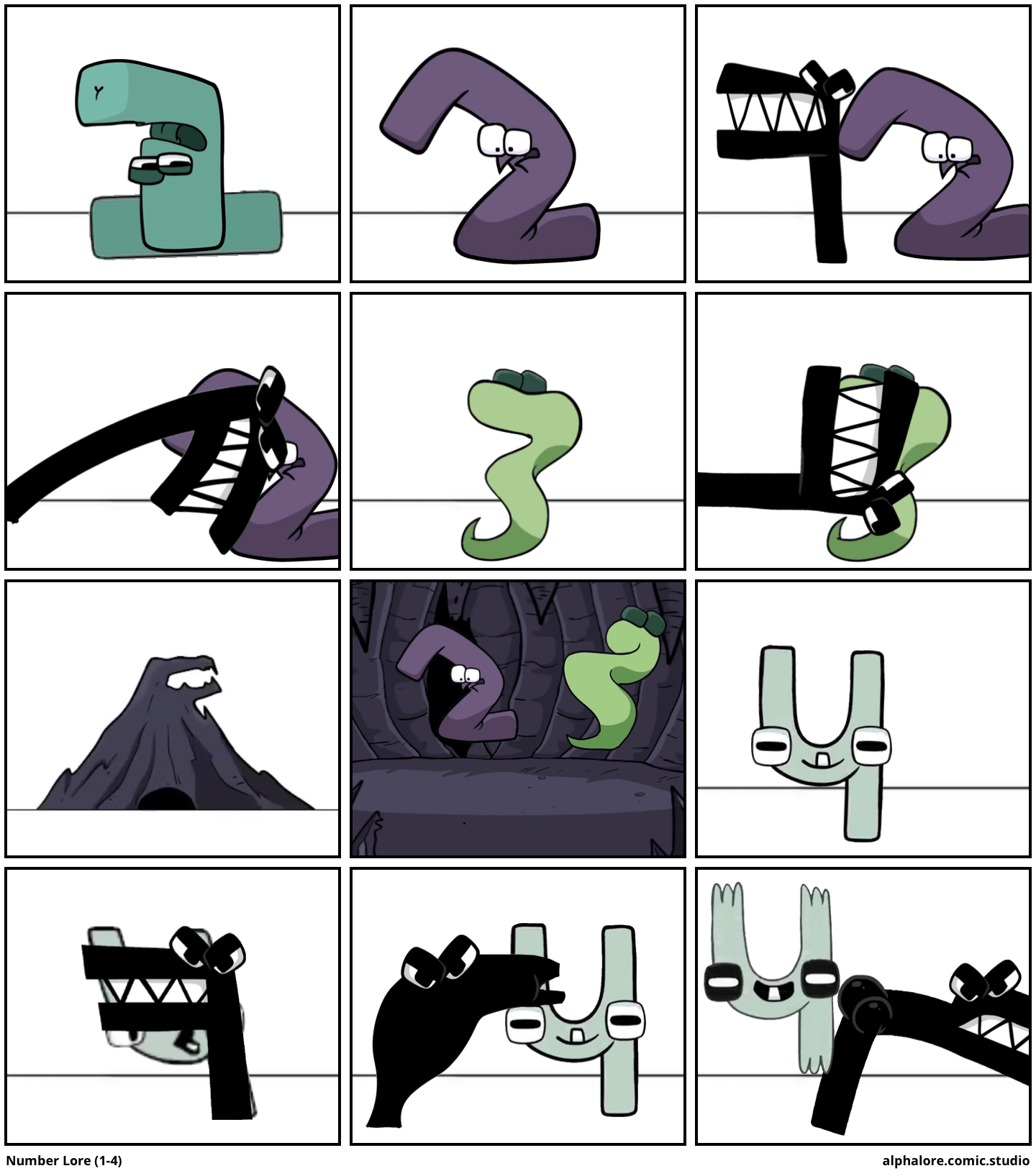 Number Lore (14) Comic Studio