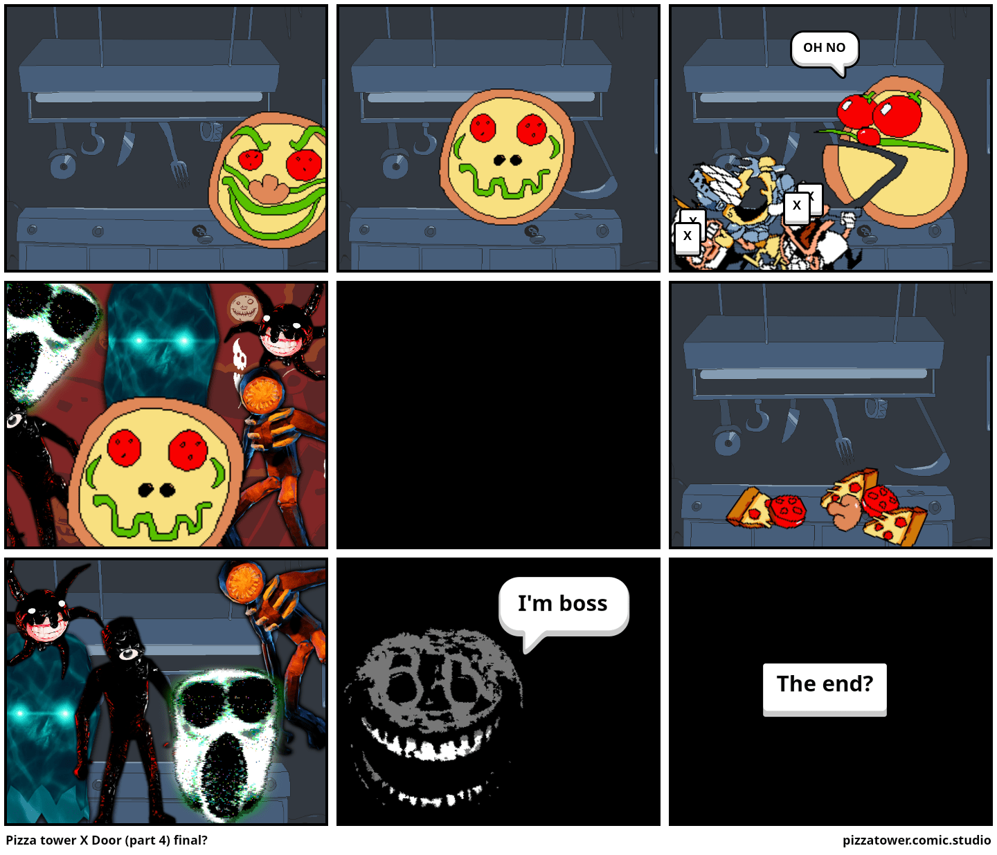 Pizza tower X Door (part 4) final? Comic Studio