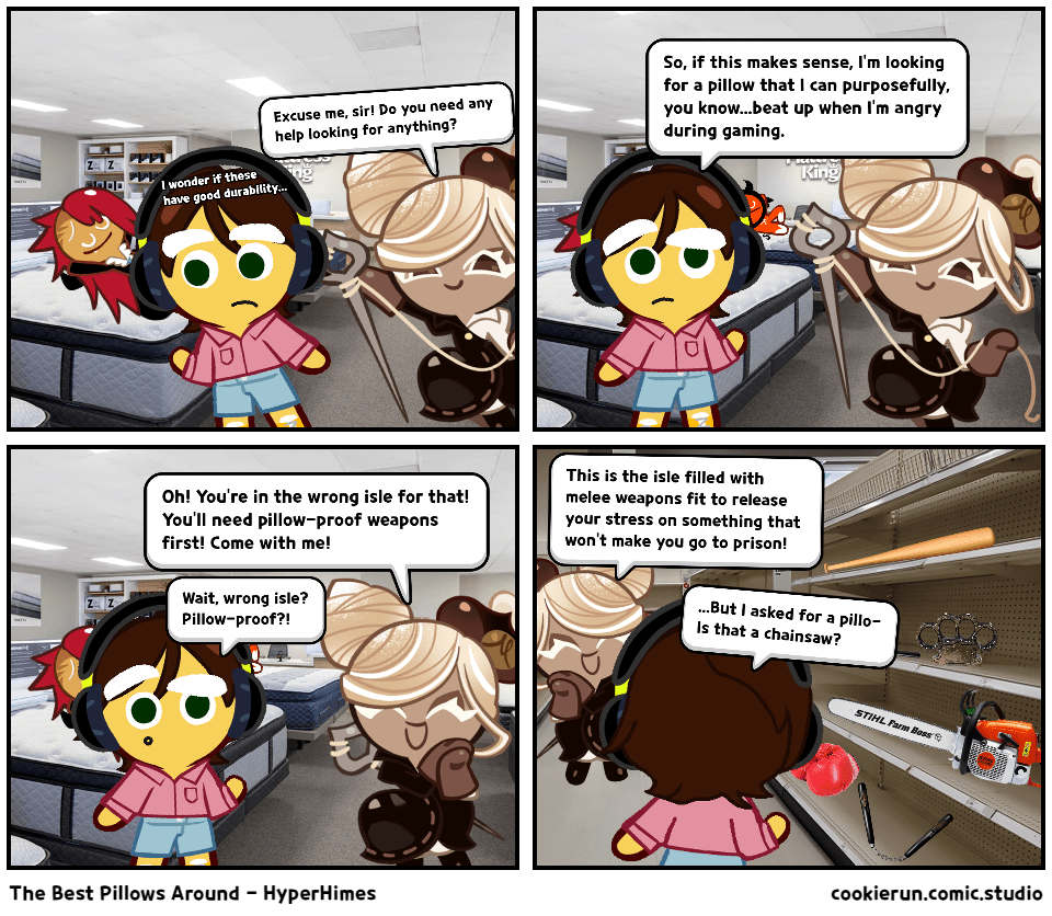 The Best Pillows Around HyperHimes Comic Studio