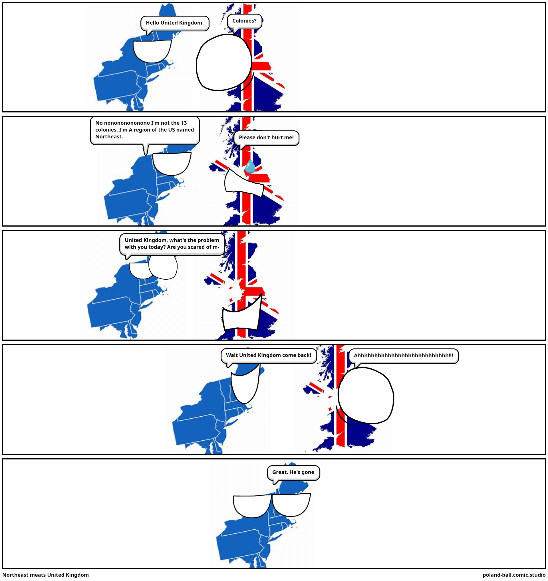 Northeast meats United Kingdom Comic Studio