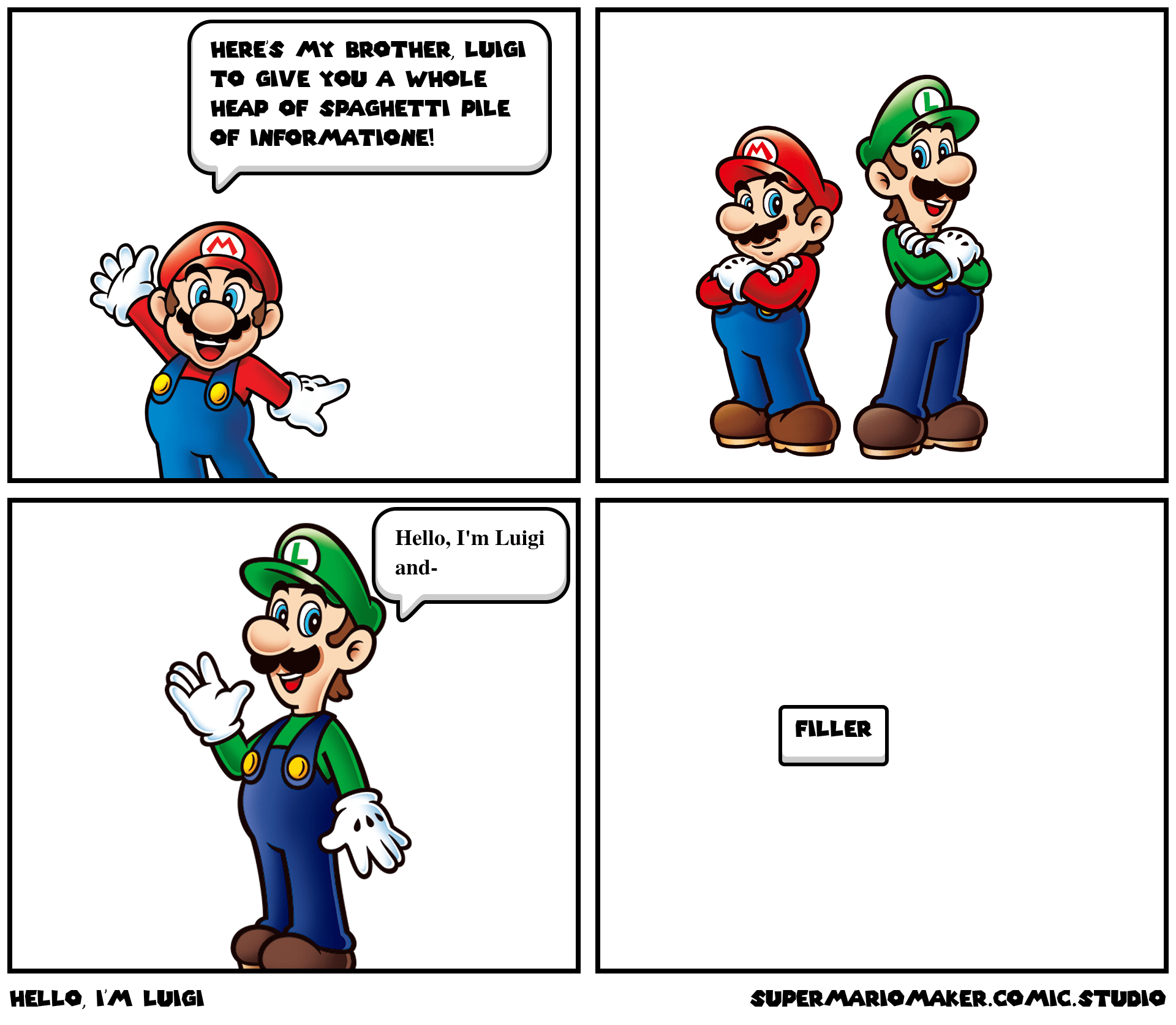 Hello, I'm Luigi Comic Studio