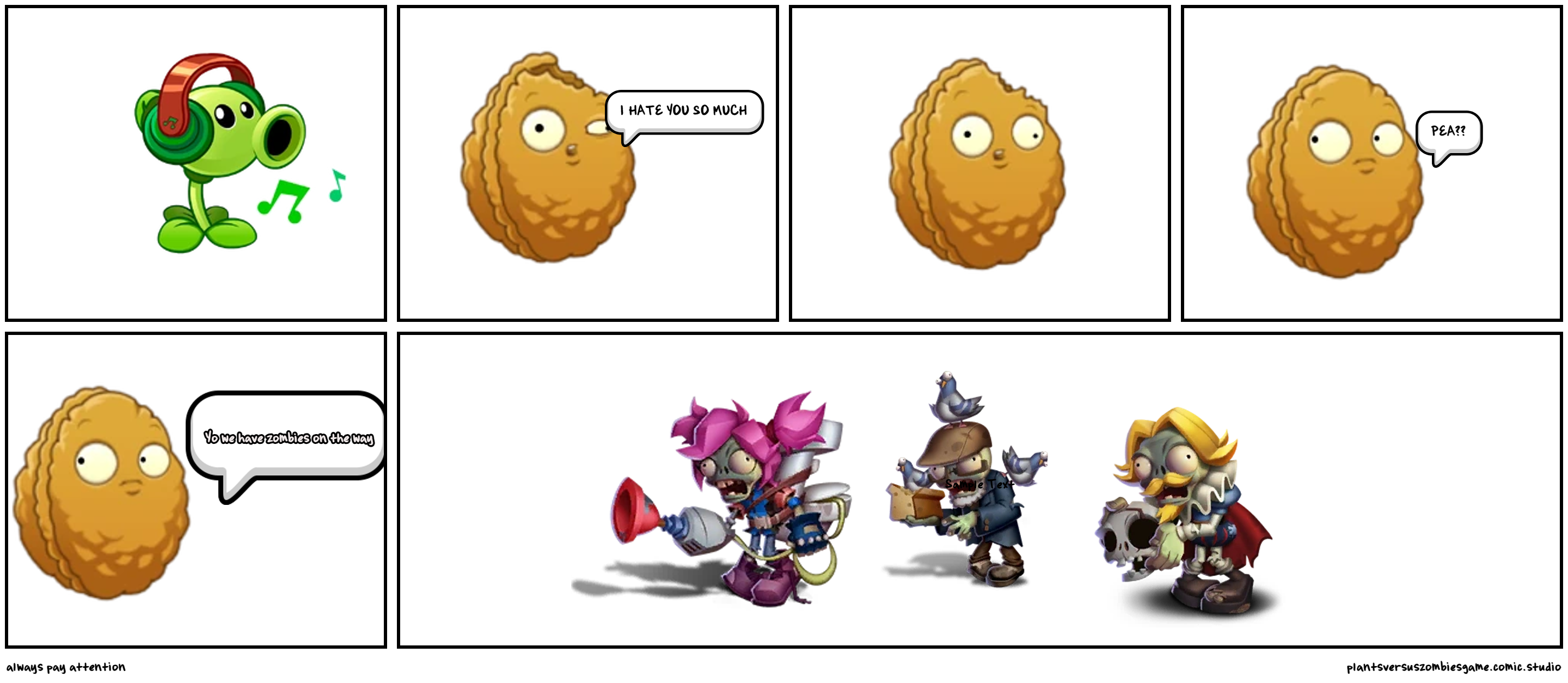 always pay attention Comic Studio