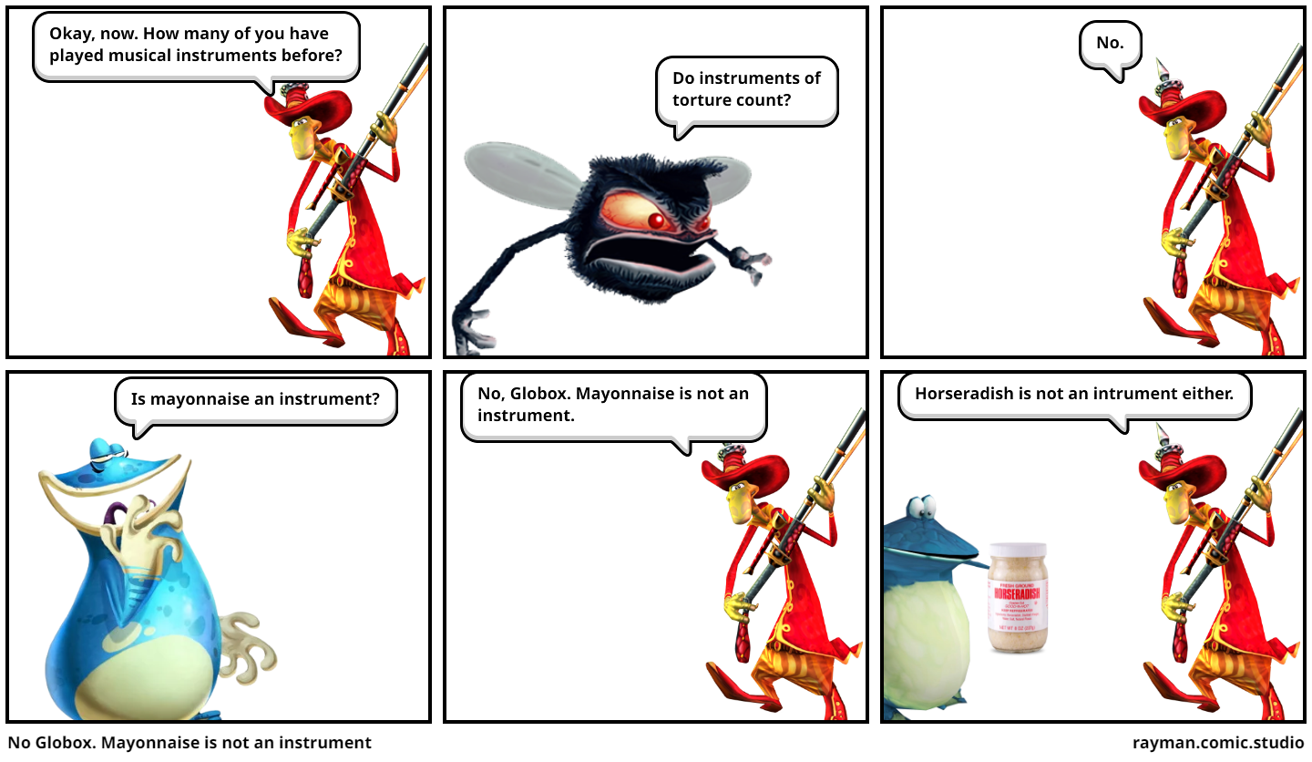 Horseradish Is Not An Instrument Either